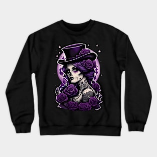 Calavera- Morada 03 Crewneck Sweatshirt